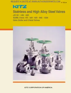 Kitz Stainless Steel Valves