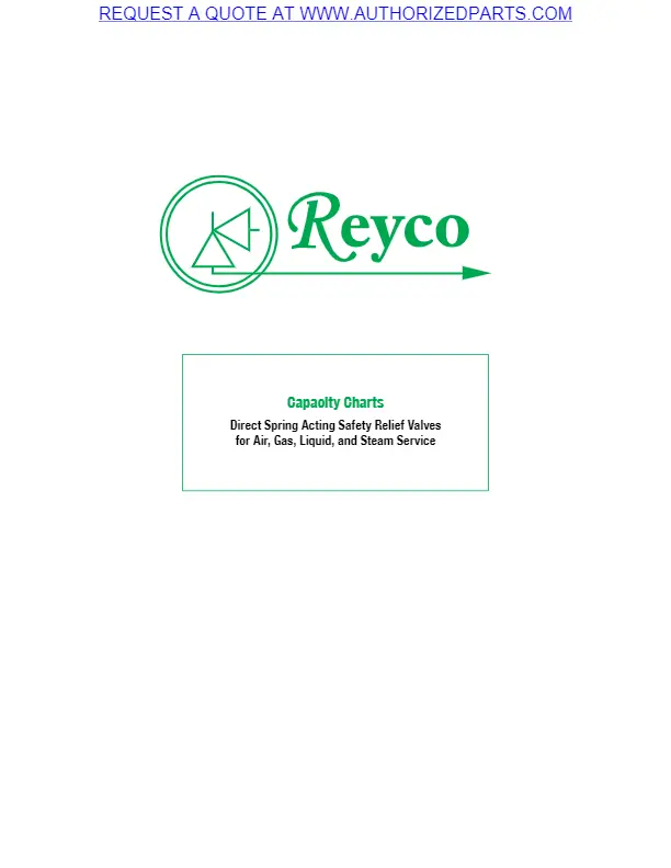 Reyco Capacity Charts