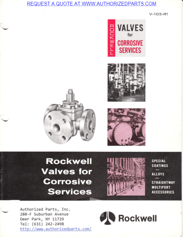 Rockwell Alloy Plug Valves