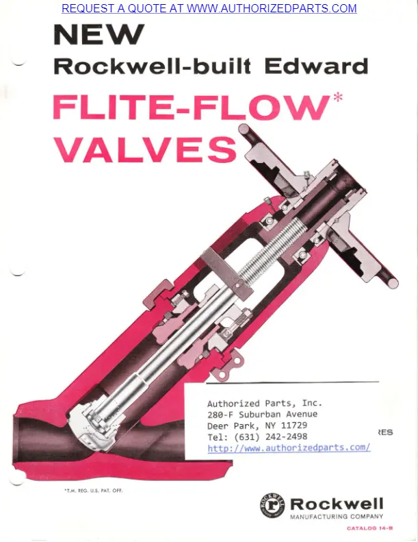 Rockwell Edward Flite Flow Valve
