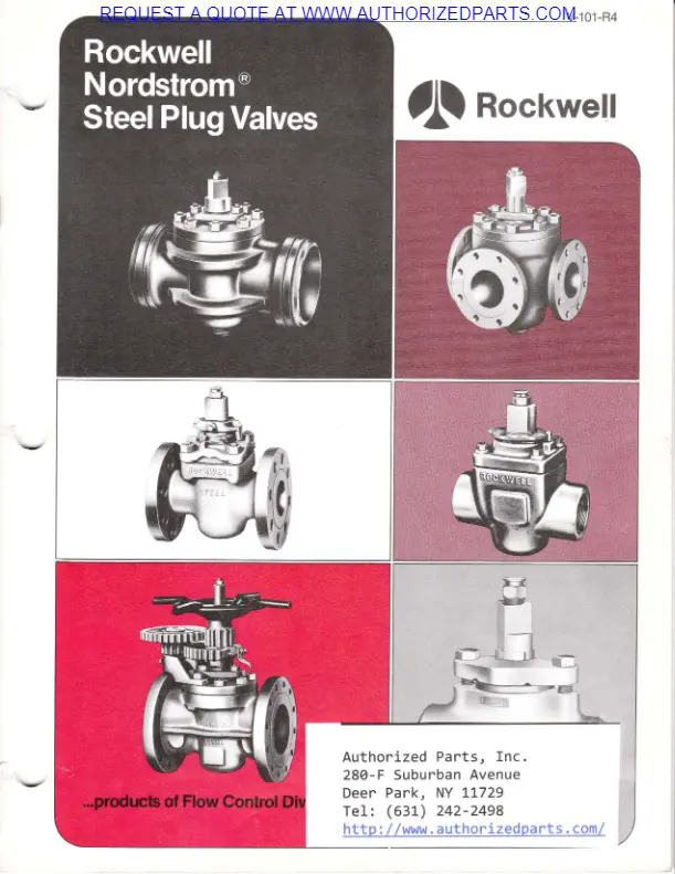 Rockwell Steel Plug Valve