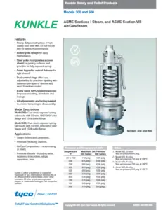 Kunkle 300 Series pdf image
